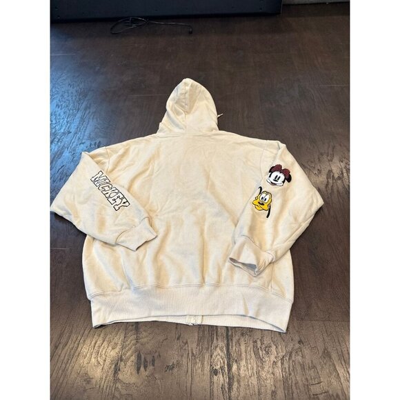 Disney mickey varsity zippered Hoodie small g19 - Picture 3 of 3